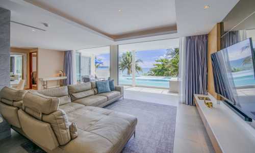 Удобные апартаменты с 2 спальнями и с видом на море в проекте Ангсана Бичфронт, на пляже Бангтао/Лагуна