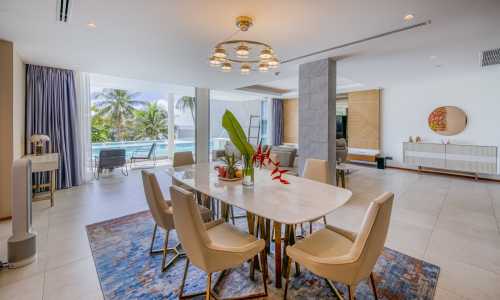 Удобные апартаменты с 2 спальнями и с видом на море в проекте Ангсана Бичфронт, на пляже Бангтао/Лагуна