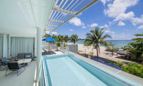 Удобные апартаменты с 2 спальнями и с видом на море в проекте Ангсана Бичфронт, на пляже Бангтао/Лагуна