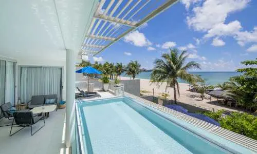 Удобные апартаменты с 2 спальнями и с видом на море в проекте Ангсана Бичфронт, на пляже Бангтао/Лагуна