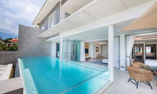 Модные апартаменты с 2 спальнями и с видом на море в проекте Ангсана Бичфронт, на пляже Бангтао/Лагуна