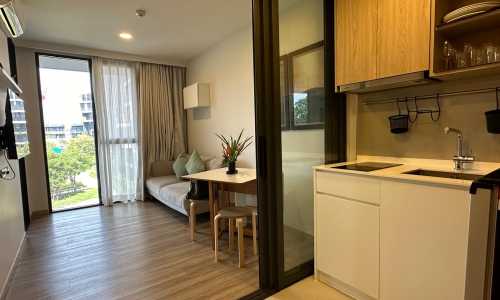 Сногсшибательные апартаменты с 1 спальней и с видом на гольф-поле в проекте Скай Парк, на пляже Бангтао/Лагуна