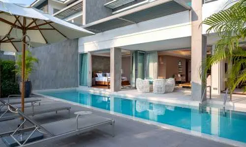 Комфортабельные апартаменты с 2 спальнями и с видом на море в проекте Ангсана Бичфронт, на пляже Бангтао/Лагуна