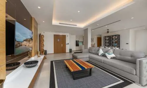 Восхитительный пентхауз с 2 спальнями и с видом на бассейн, не далеко от моря в проекте Ангсана Бичфронт, на пляже Бангтао/Лагуна