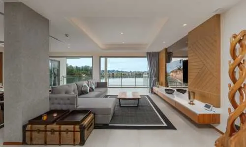 Восхитительный пентхауз с 2 спальнями и с видом на бассейн, не далеко от моря в проекте Ангсана Бичфронт, на пляже Бангтао/Лагуна