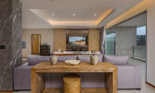 Cтильный пентхауз с 2 спальнями и с видом на бассейн, не далеко от моря в проекте Ангсана Бичфронт, на пляже Бангтао/Лагуна