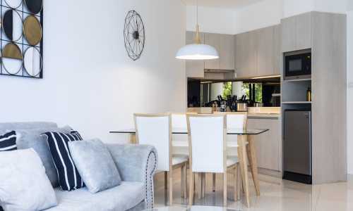 Cтильные апартаменты с 1 спальней и с видом на сад в проекте Кассия Резиденсис, на пляже Бангтао/Лагуна