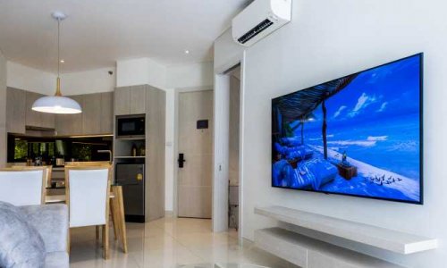 Cтильные апартаменты с 1 спальней и с видом на сад в проекте Кассия Резиденсис, на пляже Бангтао/Лагуна