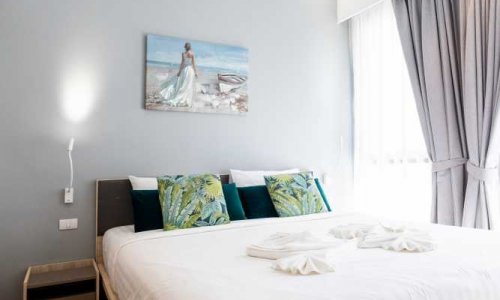 Cтильные апартаменты с 1 спальней и с видом на сад в проекте Кассия Резиденсис, на пляже Бангтао/Лагуна