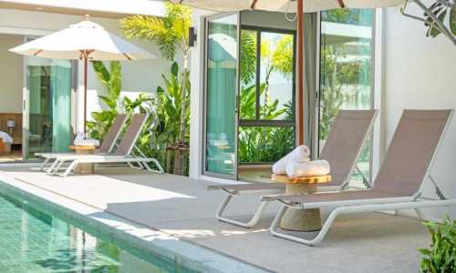 Модная вилла с 3 спальнями и с видом на сад в проекте Шамбала Гранд Вилла, на пляже Бангтао/Лагуна