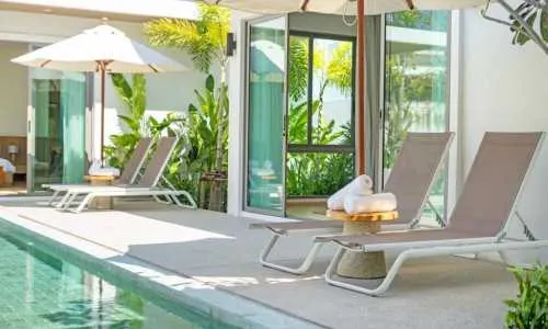 Модная вилла с 3 спальнями и с видом на сад в проекте Шамбала Гранд Вилла, на пляже Бангтао/Лагуна