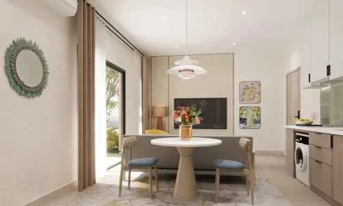 Потрясающие апартаменты с 1 спальней и с видом на бассейн, не далеко от моря, на пляже Равай