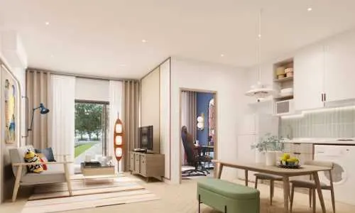 Великолепные апартаменты с 1 спальней и с видом на бассейн, не далеко от моря, на пляже Равай