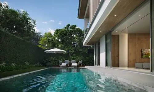 Прекрасная вилла с 4 спальнями и с видом на бассейн, на пляже Равай