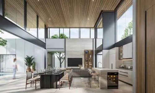 Модная вилла с 3 спальнями и с видом на бассейн, на пляже Бангтао/Лагуна