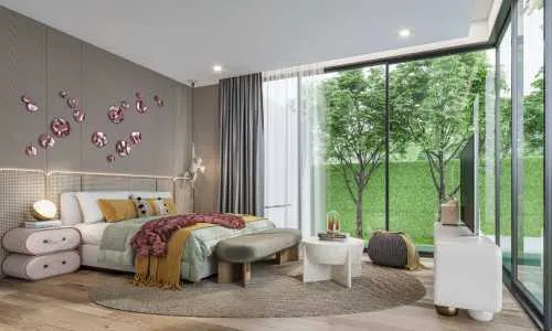 Модная вилла с 3 спальнями и с видом на бассейн, на пляже Бангтао/Лагуна