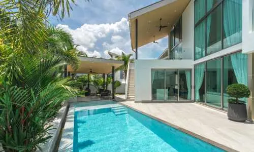 Великолепная вилла с 3 спальнями и с видом на бассейн в проекте Grand View Residences Lagoon, на пляже Бангтао/Лагуна