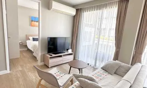 Cтильные апартаменты с 2 спальнями и с видом на сад в проекте Даймонд Кондоминиум, на пляже Бангтао/Лагуна