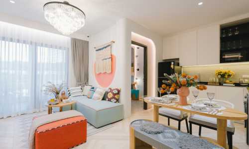 Сказочные апартаменты с 1 спальней и с видом на город в проекте Тайтл Бангтао Легендарный, на пляже Бангтао/Лагуна