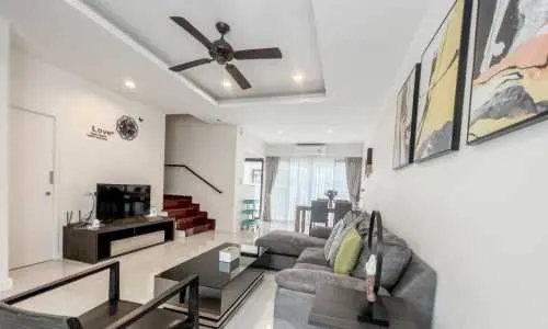 Шикарный таунхаус с 3 спальнями и с видом на горы в проекте Лагуна Парк, на пляже Бангтао/Лагуна