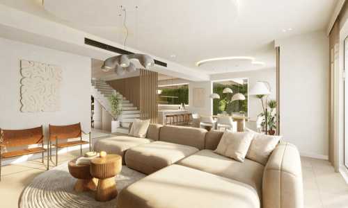 Модная вилла с 4 спальнями и с видом на бассейн, на пляже Чалонг