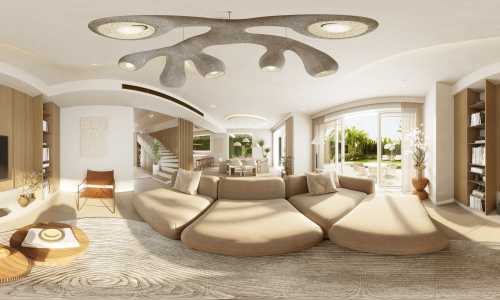 Модная вилла с 4 спальнями и с видом на бассейн, на пляже Чалонг