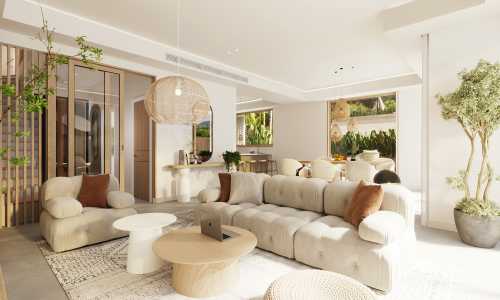 Потрясающая вилла с 3 спальнями и с видом на бассейн, на пляже Чалонг