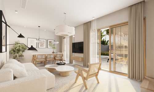 Великолепная вилла с 2 спальнями и с видом на бассейн, на пляже Чалонг