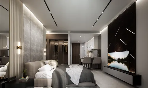 Потрясающие апартаменты студия и с видом на бассейн, на пляже Бангтао/Лагуна