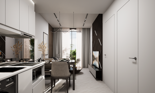 Cтильные апартаменты с 2 спальнями и с видом на бассейн, на пляже Бангтао/Лагуна