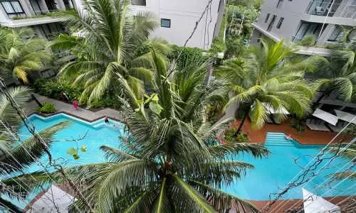 Прекрасные апартаменты с 1 спальней и с видом на бассейн в проекте Даймонд Кондоминиум, на пляже Бангтао/Лагуна