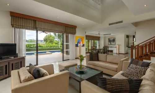 Модная вилла с 4 спальнями и с видом на бассейн в проекте Лагуна Вилладж, на пляже Бангтао/Лагуна (+ Видео обзор)