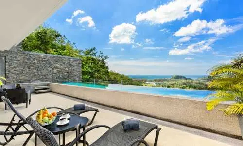 Потрясающие апартаменты с 3 спальнями и с видом на море в проекте Оверлукинг Лайян, на пляже Бангтао/Лагуна