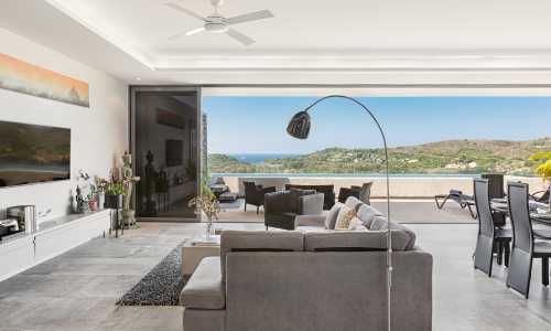 Потрясающие апартаменты с 3 спальнями и с видом на море в проекте Оверлукинг Лайян, на пляже Бангтао/Лагуна