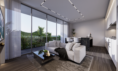 Прекрасные апартаменты с 1 спальней и с видом на море, на пляже Равай