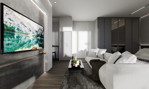 Прекрасные апартаменты с 1 спальней и с видом на море, на пляже Равай