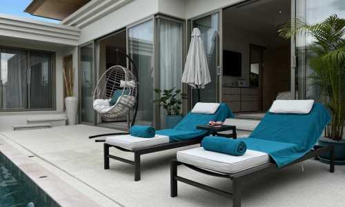 Комфортабельная вилла с 3 спальнями и с видом на бассейн в проекте Тричада Бриз, на пляже Бангтао/Лагуна