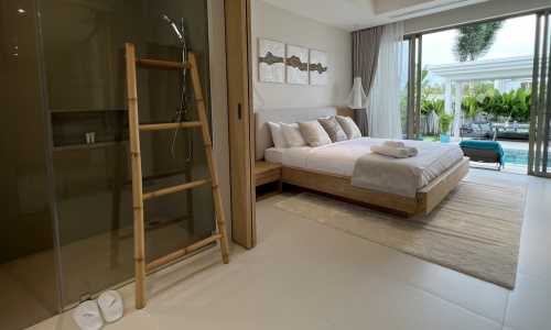 Комфортабельная вилла с 3 спальнями и с видом на бассейн в проекте Тричада Бриз, на пляже Бангтао/Лагуна