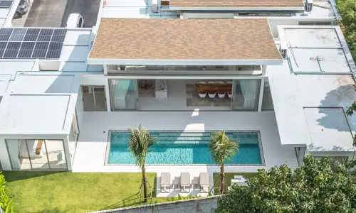 Роскошная вилла с 4 спальнями и с видом на бассейн в проекте Ашира Виллас, на пляже Бангтао/Лагуна