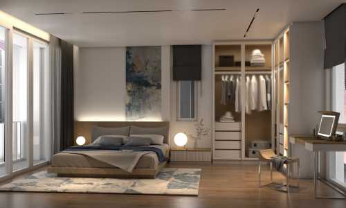 Удобная вилла с 2 спальнями и с видом на бассейн, на пляже Равай