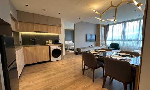 Апартаменты с 2 спальнями и с видом на бассейн в проекте Лаян Грин Парк, район Лаян 