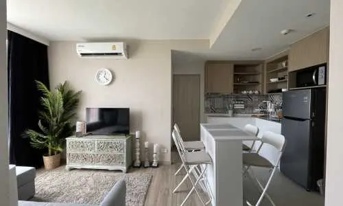 Модные апартаменты с 2 спальнями и с видом на сад в проекте Скай Парк, на пляже Бангтао/Лагуна