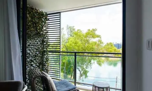 Шикарные апартаменты с 2 спальнями и с видом на озеро в проекте Кассия Резиденсис, на пляже Бангтао/Лагуна