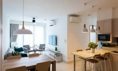 Шикарные апартаменты с 2 спальнями и с видом на озеро в проекте Кассия Резиденсис, на пляже Бангтао/Лагуна