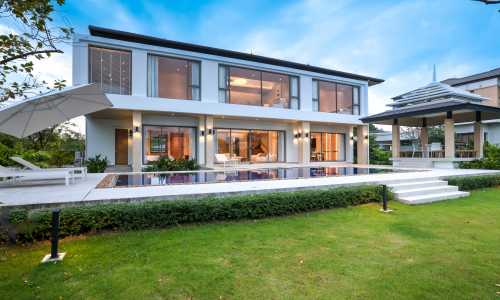 Вилла премиум класса с 4 спальнями и с видом на бассейн в проекте Лагуна Вилладж Резиденс 8, район Бангтао/Лагуна