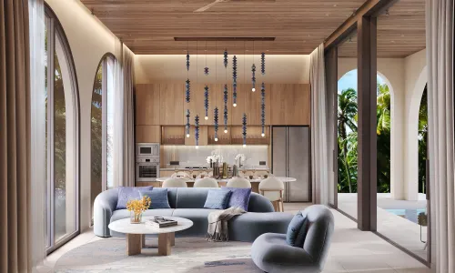 Шикарная вилла с 4 спальнями и с видом на бассейн, на пляже Бангтао/Лагуна