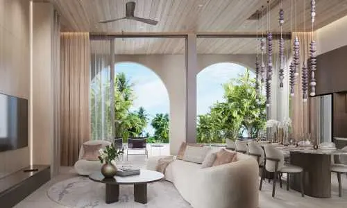 Комфортабельная вилла с 4 спальнями и с видом на бассейн, на пляже Бангтао/Лагуна