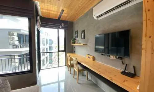 Сногсшибательные апартаменты студия и с видом на город в проекте Ре Лайф, на пляже Найхарн