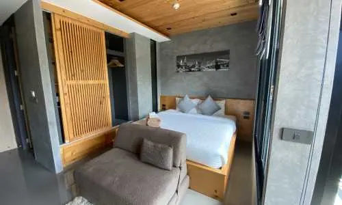 Сногсшибательные апартаменты студия и с видом на город в проекте Ре Лайф, на пляже Найхарн