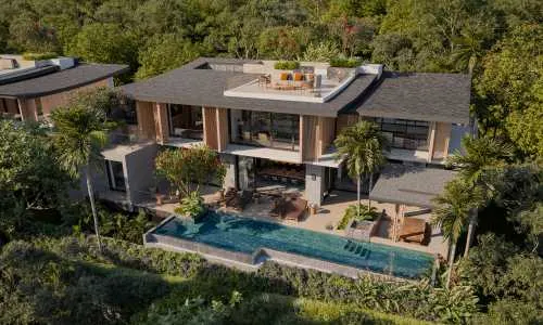 Великолепная вилла с 5 спальнями и с видом на бассейн, на пляже Лаян 